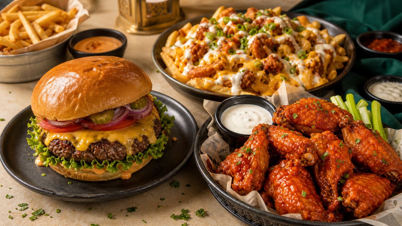 Halal American restaurants in Ontario
